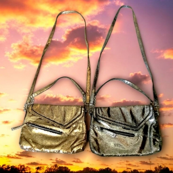 UK style French Crossbody bags gold silver silver bundle (2) pie bundle - Picture 4 of 16